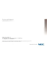 Preview for 24 page of NEC M40 - MULTEOS - 40" LCD TV Brochure & Specs