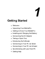 Preview for 9 page of NEC MobilePro 880 User Manual