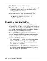 Preview for 100 page of NEC MobilePro 880 User Manual