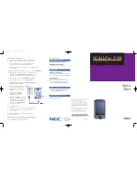 NEC MOBILEPRO P300 -  2002 Quick Start Manual preview