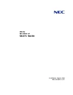 NEC N8120-011F User Manual preview