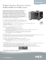 NEC NC1200C Brochure & Specs preview