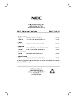 Preview for 22 page of NEC NDV-28 Owner'S Manual