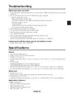 Preview for 17 page of NEC NP-UM330W Series Installation Manual