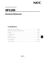 Preview for 103 page of NEC NP-UM330W Series Installation Manual
