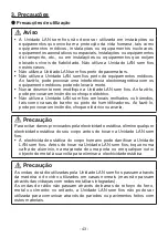 Preview for 43 page of NEC NP02LM1 Important Information Manual