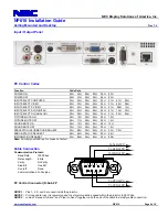 Preview for 6 page of NEC NP610 Series Installation Manual