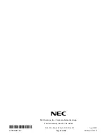 Preview for 62 page of NEC NVM-2e Series Quick Setup Manual