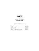 Preview for 7 page of NEC NVM-DFx Manual