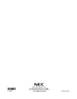 Preview for 8 page of NEC NVM-DFx Manual