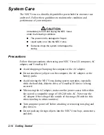 Preview for 40 page of NEC Versa LX Manual