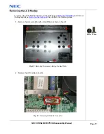 Preview for 17 page of NEC VERSA M350 Disassembly Manual