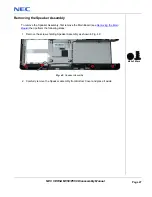 Preview for 27 page of NEC VERSA M350 Disassembly Manual