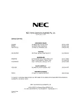 Preview for 39 page of NEC VN-23 User Manual