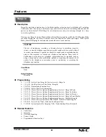 Preview for 22 page of NEC XN120 Vision Feature Manual