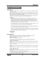 Preview for 109 page of NEC XN120 Vision Feature Manual