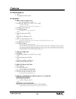 Preview for 148 page of NEC XN120 Vision Feature Manual