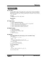 Preview for 161 page of NEC XN120 Vision Feature Manual