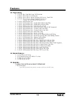 Preview for 188 page of NEC XN120 Vision Feature Manual