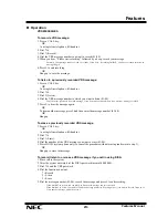 Preview for 215 page of NEC XN120 Vision Feature Manual