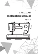 Necchi Q421A Instruction Manual preview