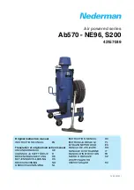 Preview for 1 page of Nederman Ab570-NE96 S200 Instruction Manual