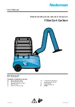 Preview for 1 page of Nederman FilterCart Carbon User Manual