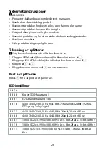 Preview for 28 page of nedis 5412810320097 Quick Start Manual