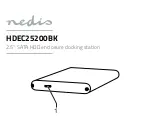 nedis HDEC25200BK User Manual preview