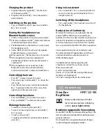 Preview for 5 page of nedis HPBT1201BK Quick Start Manual