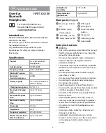 Preview for 4 page of nedis HPBT3261BK Quick Start Manual