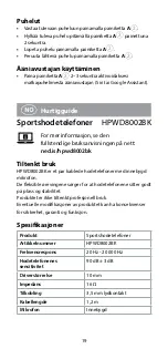 Preview for 19 page of nedis HPWD8002BK Quick Start Manual