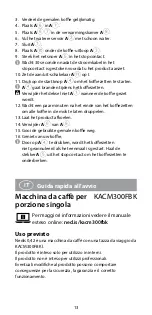 Preview for 13 page of nedis KACM300FBK Quick Start Manual