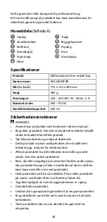 Preview for 28 page of nedis KACM300FBK Quick Start Manual