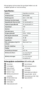 Preview for 19 page of nedis MPWL200BK Quick Start Manual