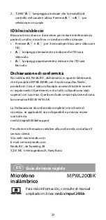 Preview for 27 page of nedis MPWL200BK Quick Start Manual