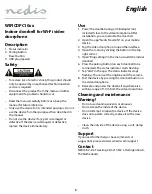 Preview for 3 page of nedis WIFICDPC10 Series Quick Start Manual