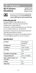 Preview for 16 page of nedis WIFILRF10A60 Quick Start Manual