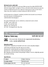 Preview for 13 page of nedis WIFIZB10CWT Quick Start Manual