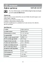 Preview for 32 page of nedis WIFIZB10CWT Quick Start Manual