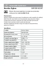 Preview for 41 page of nedis WIFIZB10CWT Quick Start Manual