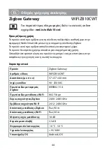 Preview for 44 page of nedis WIFIZB10CWT Quick Start Manual