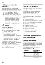 Preview for 20 page of NEFF K4316X8 Instructions For Use Manual