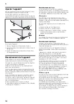 Preview for 58 page of NEFF K59..D Series Installation Instructions And Instructions For Use