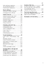 Preview for 3 page of NEFF S257ZB801E User Manual