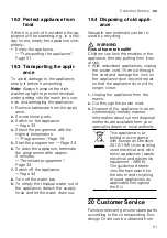 Preview for 51 page of NEFF S275ECX13E Information For Use