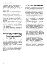 Preview for 52 page of NEFF S275ECX13E Information For Use