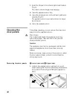 Preview for 42 page of NEFF U12M42N0GB - annexe 2 Manual