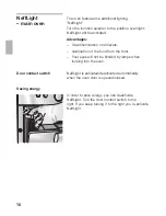 Preview for 10 page of NEFF U1644N0 Operating And Fitting Instructions Manual