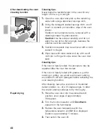 Preview for 44 page of NEFF U1644N0 Operating And Fitting Instructions Manual